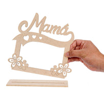 Art.6119 Marco Mamá Flores 20x21.5x4.5cm 1pz