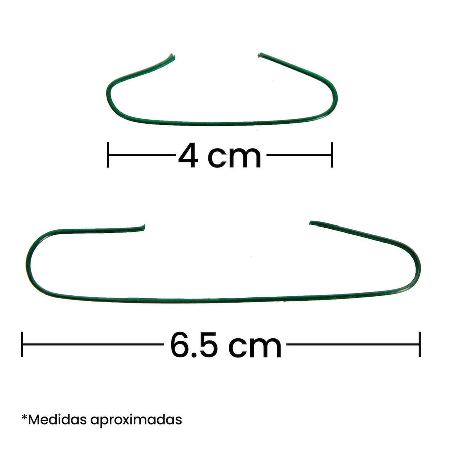 Art.6483 Ganchitos Metálicos Para Esferas 3.5cm / 6.5cm 150pz