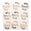 Fantasías Miguel Art.6639 Calcomanía Gracias 4.4cm 12pz 3