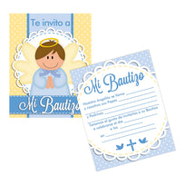 Art.6944 Invitación Mi Bautizo Ángel