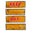 Fantasías Miguel Art.701 Letrero Keep Out 20x59cm 4pz Multi-Color