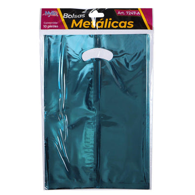 Fantasías Miguel Art.7247 Bolsa Metálica Foil 25x16.5cm 10pz