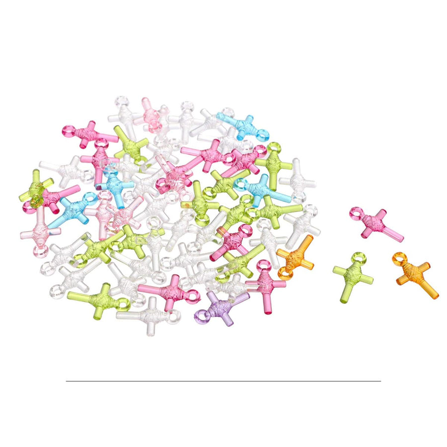 Art.7361 Cuentas Plásticas Figuras color Surtido