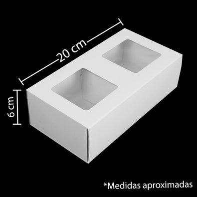 Fantasías Miguel Art.7722 Caja De Cartón/Pvc 2 Divisiones 6x20x10cm 1pz