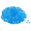Fantasías Miguel Art.7818 Cuenta Plástica Redonda 6mm 1000g (aprox 10,080pz) Azul Mate