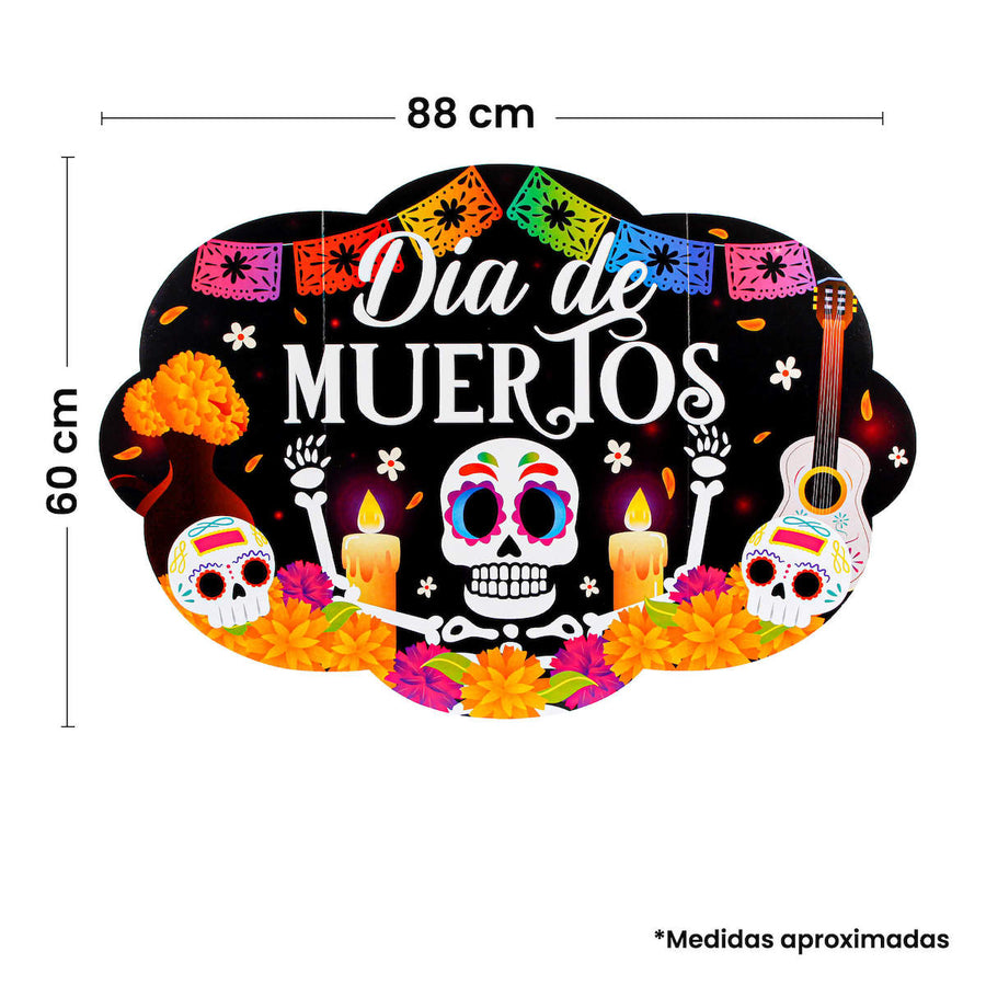 Art.8289 Letrero Muertos 60x88cm 1pz