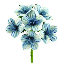 Art.8479 Ramito Flor Papel Grabada X6 Flores