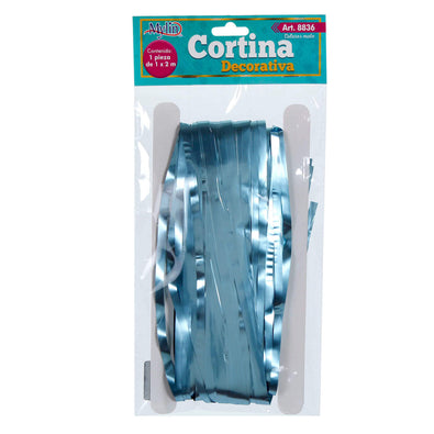 Fantasías Miguel Art.8836 Cortina Mate Foil 2x1m 1pz