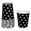 Fantasías Miguel Art.8984 Vaso Color Con Puntos 9x7cm    (Aprox) 10pz Negro