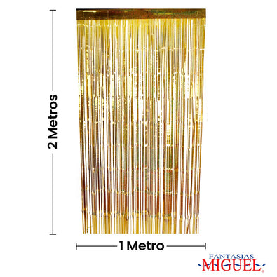 Fantasías Miguel Art.8993 Cortina Decorativa Foil Láser 2x1m 1pz