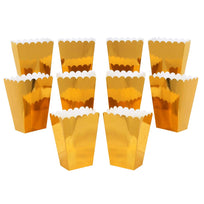 Art.9002 Caja Palomitas Lisa Metalizada 13x9.5x6.5cm 10pz