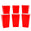 Fantasías Miguel Art.9172 Caja Para Palomitas 13X7.5X4.5cm 6pz Rojo