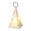 Fantasías Miguel Art.9355 Quinque Triangular Con Vela Led  (Incluye 3 Baterias Reemplazables) 8x4.5cm 1pz Blanco