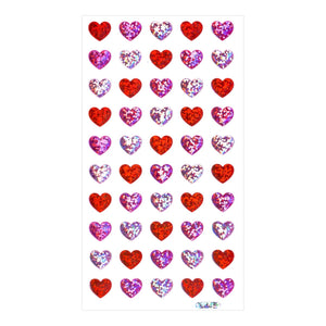 Art.9516 Calcomanía Corazón Colores