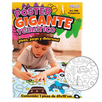 Art.9614 Póster Gigante Temático 69x98cm 1pz
