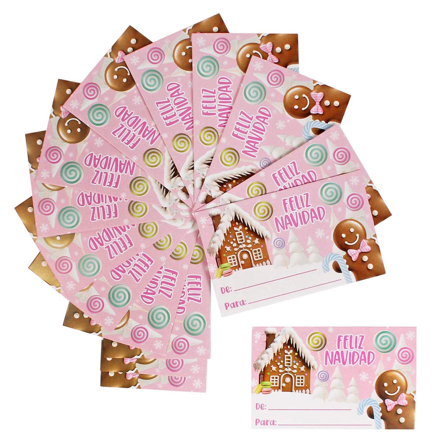 Art.9826 Tarjeta Navideña 5x8cm 15pz