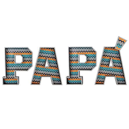 Letras Decoradas Papá