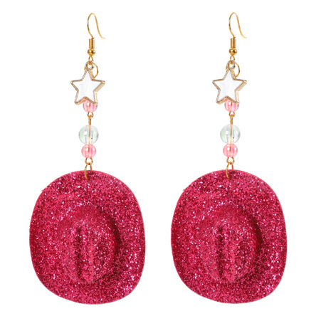 Aretes Con Sombrero Vaquero