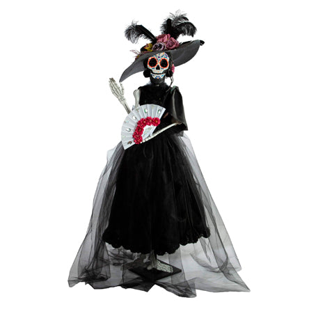 Catrina Con Sombrero De Plumas