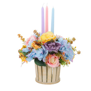 Cesta Con Flores