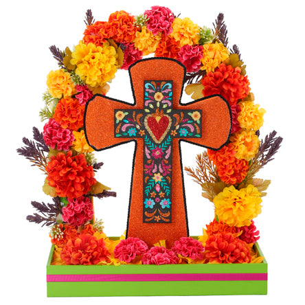 Centro De Mesa Arco De Flores