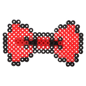 Moño Con Cuenta De Tubitos