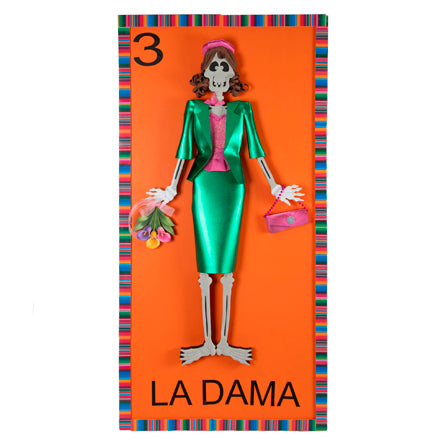 Carta Juego  La Dama