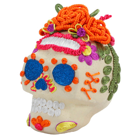 Calavera Tejida Multicolor