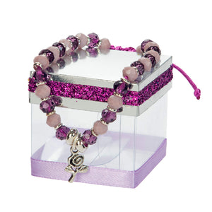 Pulsera Xv Años Dije Flor