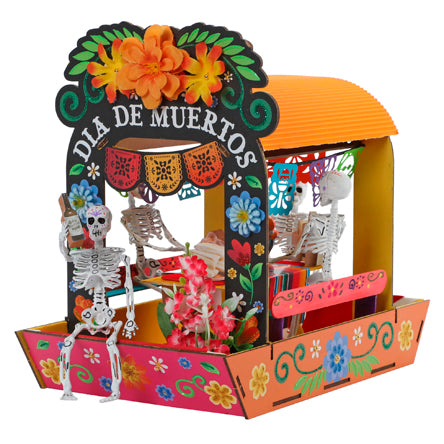 Trajinera Dia De Muertos