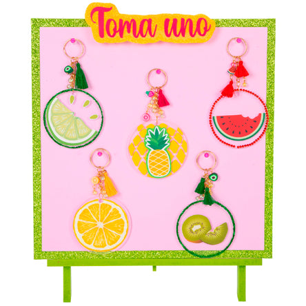 Llaveros Fiesta De Frutas