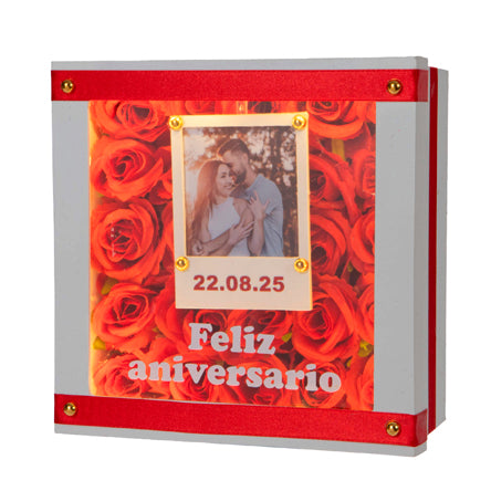 Regalo Feliz Aniversario Con Rosas