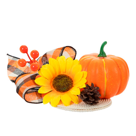 Arreglo Otoñal Con Calabaza