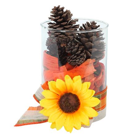 Cilindro Cristal Con Piñas
