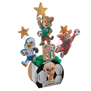 Centro De Mesa Mascotas Futbol