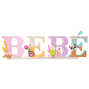 Adorno Letrero Bebe