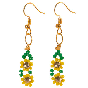 Aretes Girasoles