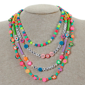 Collar 4 Hilos Coloridos