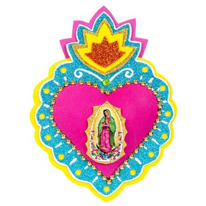 Corazón Multicolor Virgen