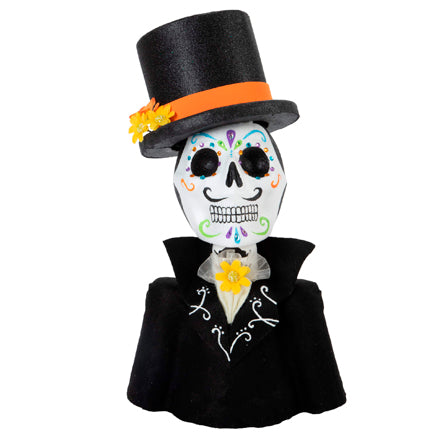 Busto Catrín Con Sombrero