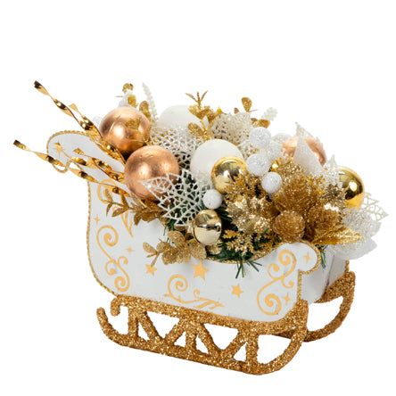 Trineo Oro/Blanco