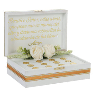 Recuerdo Cajita Con Monedas Boda