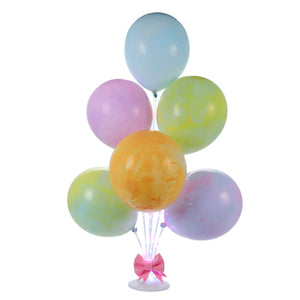 Centro De Mesa Globos Multicolor