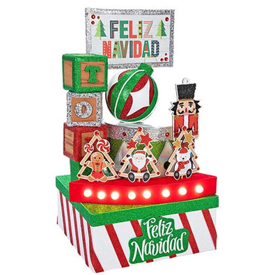 Fantasías Miguel Clave:TS65 Adorno Caja Fabrica De Juguetes Navidad