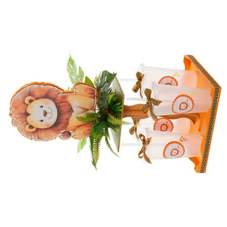 Vasos Decorados Baby León