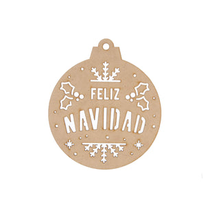 Art.10056 Esfera Feliz Navidad