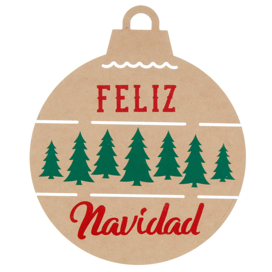 Art.10074 Esfera Feliz Navidad Estampada