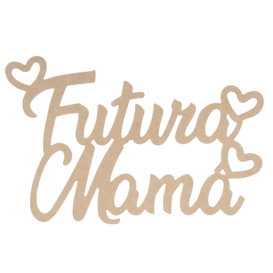 Art.10218 Letrero Futura Mama 23x36.5cm