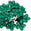 Fantasías Miguel Art.10310 Piedra Acrílico Flor 30mm 25pz Verde