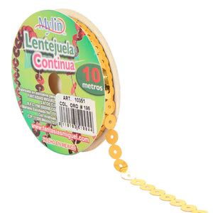 Art.10351 Lentejuela Continua Redonda Metal